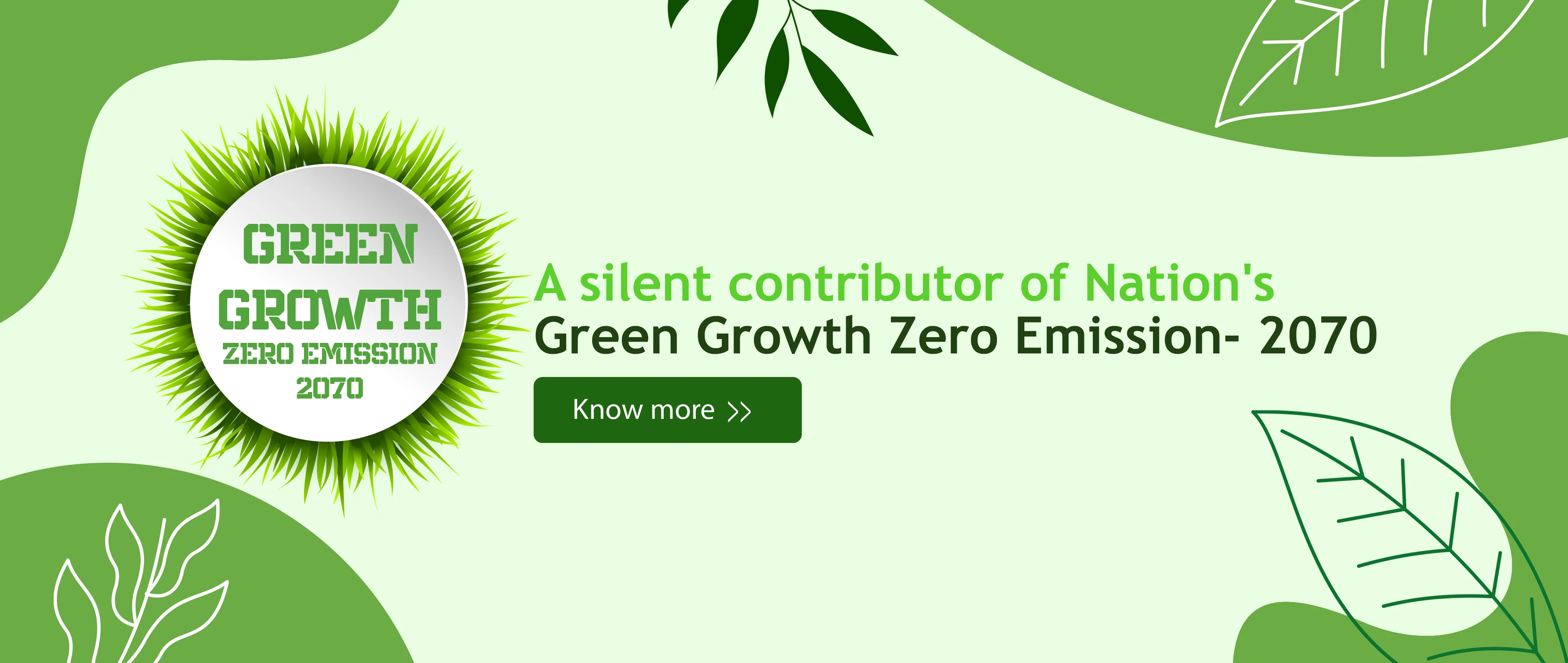 Green Growth Zero Emission 2070